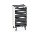 Caisson mobile CUBIO 5 à 7 tiroirs - Hauteur 985/990 mm