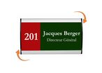 Plaque Signalétique Budget Alu-Sign 74 x 148 mm