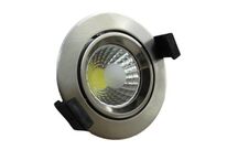 Spot Encastrable LED COB Rond Orientable 8W 60° ALU - Blanc Chaud 2300K - 3500K