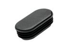 Embout plastique à  ailettes pour tube rectangulaire coin oval intérieur cannelé