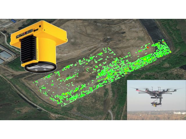 Détecteur méthane TDLAS Laser Falcon pour recherche et quantification de fuites