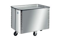 Zarges - Chariot à niveau constant 170L Aluminium - 1060x470x800mm - 30kg - 2 Roulettes Fixes + 2 Pivotantes