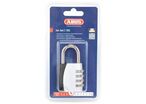 Abus - Cadenas à codes 40mm - Combinaison interchangeable - Classe de protection 3 - Gris clair