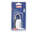 Abus - Cadenas à codes 40mm - Combinaison interchangeable - Classe de protection 3 - Gris clair