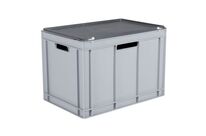 Schoeller Allibert - Bac norme Europe 75L Gris - 600x400mm - Gerbable, Usage Alimentaire, Recyclable
