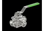Vanne à bille flottante | ASME BPE 3 pièces