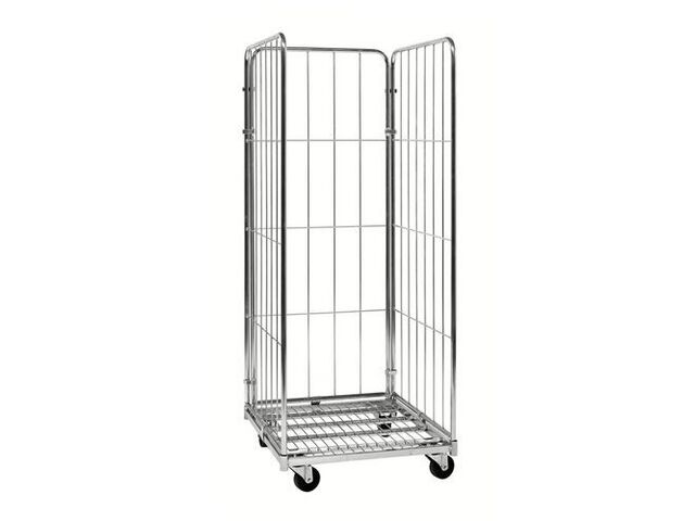 Italiana Contenitori - Roll-conteneur standard 3 ridelles - 720x800x1800mm - 400kg - Éco-responsable