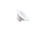 Spot LED Encastrable Orientable Rond Blanc 8W - Blanc Chaud 2300K - 3500K