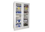 Armoire multirisques à portes vitrées