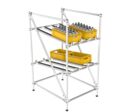 Stockage dynamique FIFO | Flowrack 1 niveau et 1 retour vide N° 43A-1