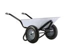Haemmerlin - Brouette Galvanisée 100L 2 Roues Pneumatiques - Charge Max 150kg - Robuste et Durable