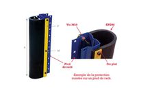 Protection universelle de pied de rack