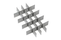 Séparateur pour caisse plastique Athéna H.45 x L.555 mm