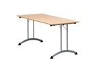 Table 160x70 Pieds Pliants Hetre Pied Alu