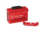 Brady - Boîte de consignation Safety Redbox - Rouge - Hauteur 154.9 mm - Système de condamnation robuste