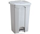 Manutan Expert - Poubelle Agroalimentaire à Pédale 90L Gris - Plastique Durable - Tri Sélectif &amp; HACCP