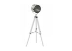 Lampadaire Industriel Trépied en métal H150cm - Blanc