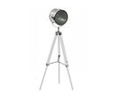 Lampadaire Industriel Trépied en métal H150cm - Blanc