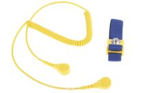 Bracelet de mise à la terre ESD RS PRO avec cordon spiralé