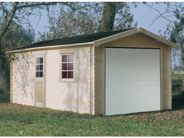 Garage bois panneaux 28 MM : ID2101