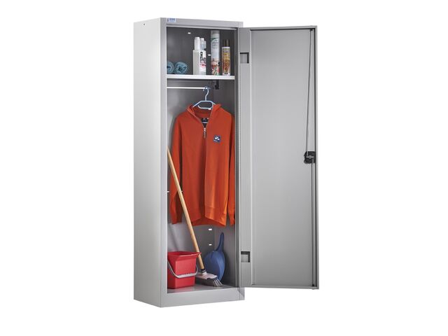 Armoire à balai avec porte battante