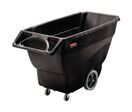 Rubbermaid - Benne Chariot à Bascule 400L Noir - Haute Résistance 385kg - 50% Recyclé