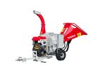 Broyeur de branches pro avec alimentation à rouleau hydraulique 27ch 740 cc 120 mm - Démarrage électrique - Puissant et Rapide Torros HDK130H