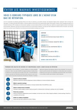 Livre Blanc Bacs de Rétention