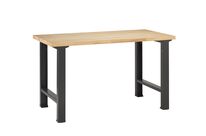 Établi plateau bois L.2500mm et pieds en métal