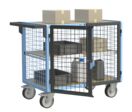 Servante établi équipée, 2 portes grillagées verrouillables, 500 kg