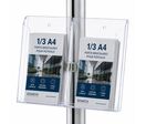 Porte-brochures pour poteaux 1 case A4