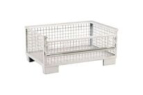 Sameto Technifil - Caisse-palette métallique Europool 1.0 - 1240x840x570 mm - Acier Gris - 800 kg Charge Maxi