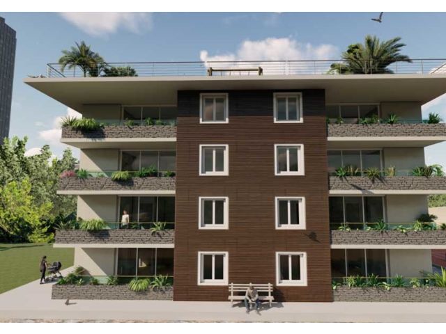 Bâtiment collectif 1920 m²/ R+3-16 Appartements-4 logements T3 de 80 m² par palier