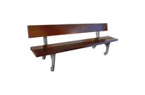 Banc Cantabrico - Pieds en fonte et lattes en bois tropical