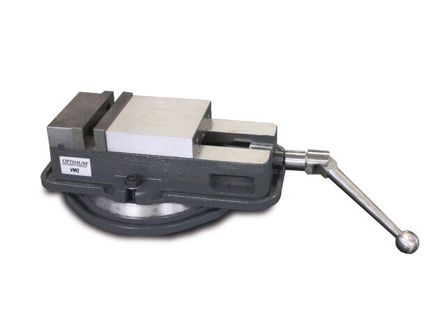 Étau de fraisage avec plateau tournant largeur des mors 158 mm ouverture maximale 145 mm hauteur des mors 46 mm Optimum VMQ150