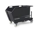 Benne basculante sur roues 500L
