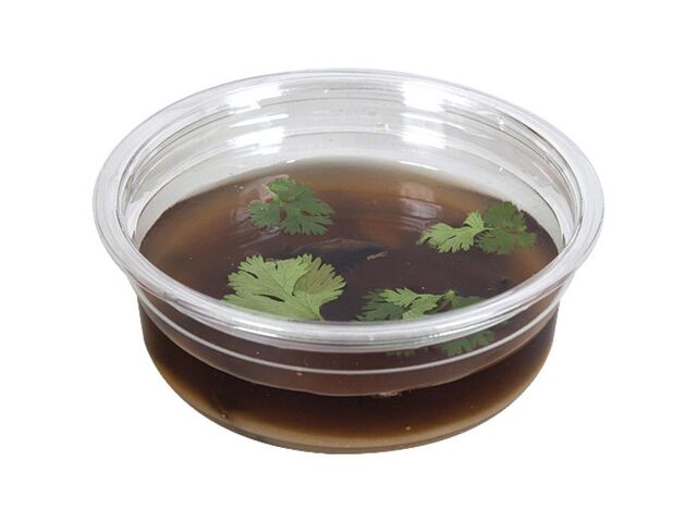 Saladier rond plastique PET 8 oz 22 cl x 500 Firplast