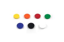 Aimant dans bloc couleur rond 30mm x 8mm | AIBR30X8