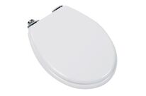 Manusec - Abattant WC MDF Blanc - 45x37x6 cm - Durable et Élégant