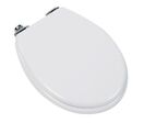Manusec - Abattant WC MDF Blanc - 45x37x6 cm - Durable et Élégant