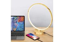 Lampe de Chevet LED Bambou Tactile 16W Dimmable