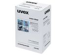 Uvex - Chiffons de Nettoyage pour Lunettes de Protection - Lingettes Douces et Efficaces - Emballage Recyclable