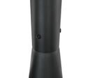 Mât d’Éclairage Public Droit 3m Ø60mm Noir
