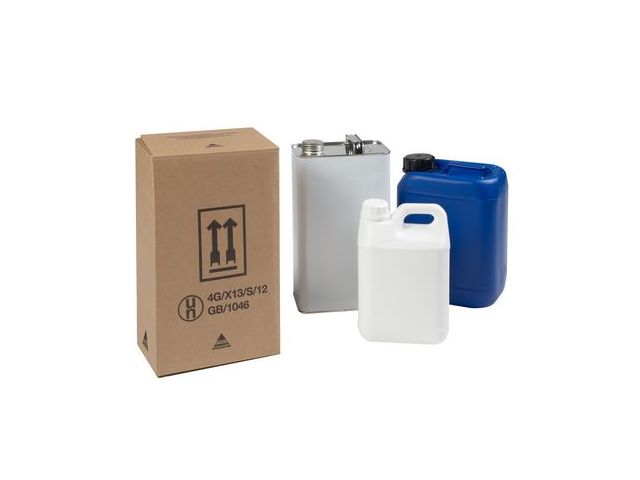 Boîte carton UN 4G pour emballages primaires - produits dangereux 4G/X13/S - CODE 11