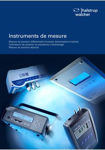 Catalog des transmetteurs de pression