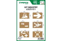 Kit de pochoirs - Industrie
