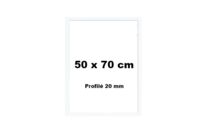 Cadres Bois 50x70 Profilé 20 mm Blanc