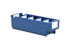 Schoeller Allibert - Bac-tiroirs Polypropylène Bleu 1.5 L - 300x94x80mm - Robuste et Recyclable