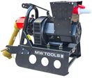 Groupe électrogène agricole 30 kW (37,5 kVA) pour tracteur dès 30 ch - 230 V et 400 V - Régulateur AVR - Cardan et attelage trois points MW Tools PTG300