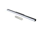 Kit Profile LED sur Rail Magnetique 48V 20W Dimmable Noir + Telecommande - Blanc Neutre 4000K -